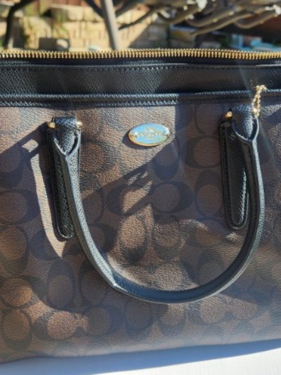 Coach Handbags - COACH MORGAN SIG SATCHEL HANDBAG F34617